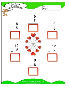 İşlemler yaprak test